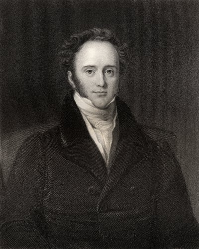 Henry John Temple, 3:e Viscount Palmerston, graverad av H.R. Cook (fl.1813-47), från 