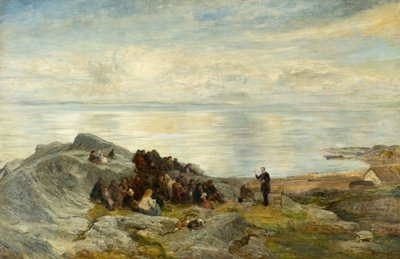 En predikan vid havet av John MacWhirter