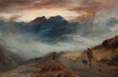 Dimma på bergen av John MacWhirter