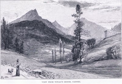 Utsikt från Titians hus, från The Magazine of Art 1893, Cassell and Company av John MacWhirter