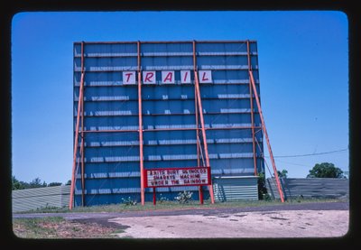 Trail Drive-In, Athens, Texas, USA av John Margolies