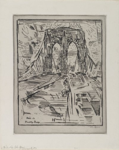 Brooklyn Bridge av John Marin