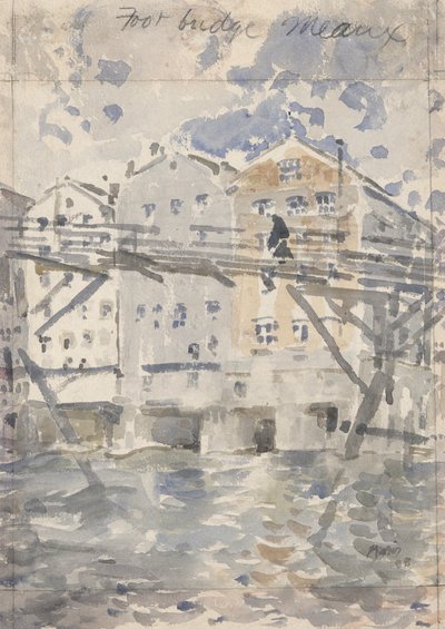 Den lilla gångbron, Meaux av John Marin