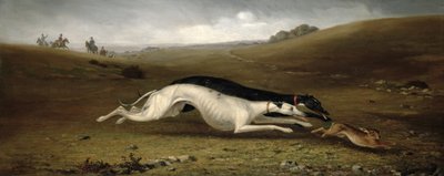 Hare i ett landskap, 1870 av John Marshall