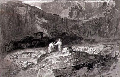 Mata de femtusen av John Martin