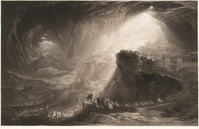Joshua befaller solen att stå still av John Martin