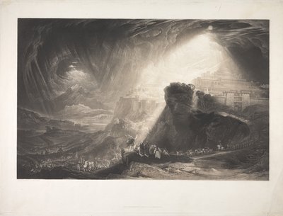 Josua befaller solen att stå stilla av John Martin