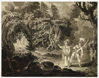 Scen från Opera av John Martin