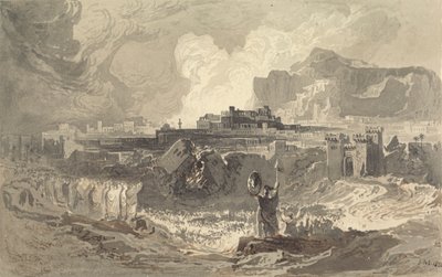 Jerikos murar av John Martin