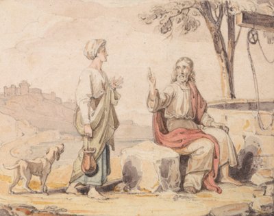 Kvinnan vid brunnen av John Martin