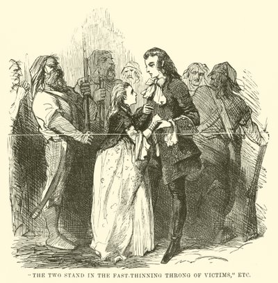 Illustration till A Tale of Two Cities av Charles Dickens av John McLenan