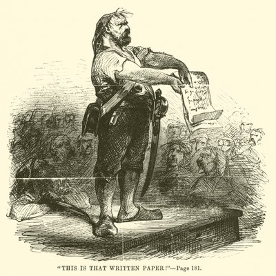 Illustration till A Tale of Two Cities av Charles Dickens av John McLenan