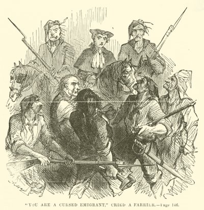 Illustration till A Tale of Two Cities av Charles Dickens av John McLenan