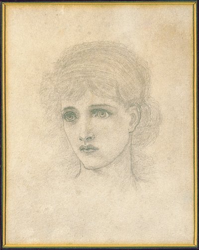 Huvudet av en kvinna av John Melhuish Strudwick