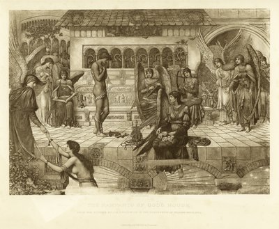 Vallarna i Guds hus av John Melhuish Strudwick