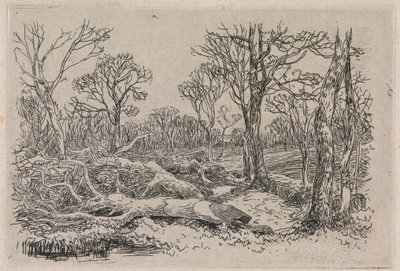 Avverkade timmer, Burningham av John Middleton