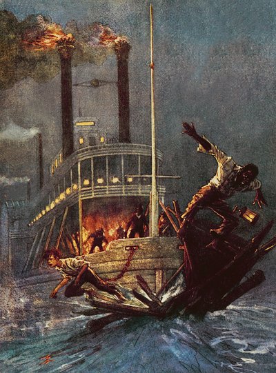 Huckleberry Finn av John Millar Watt
