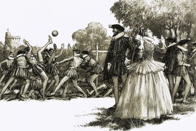 Drottning Elizabeth I var förskräckt över den brutala sporten av John Millar Watt