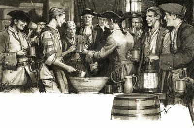 Så det är därför... Sjömän dricker "Grog av John Millar Watt