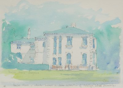 Penlee House, 1991 (wc på papper) av John Miller