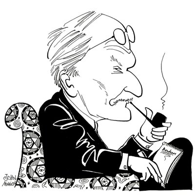 C G Jung, karikatyr av John Minnion av John Minnion