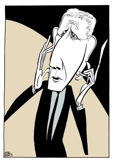 Jonathan Miller - karikatyrer av John Minnion