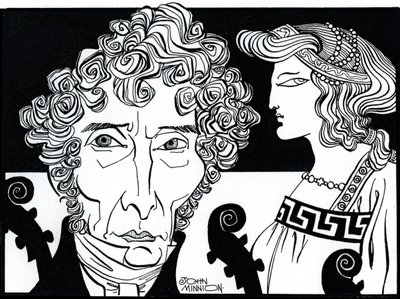 Luigi Cherubini med Médée (karaktär från opera comique med samma namn) av John Minnion