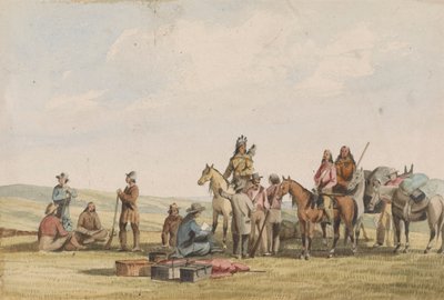 Lieut. Crovers Despatch - Guvernör Stevens återkomst till Fort Benton av John Mix Stanley