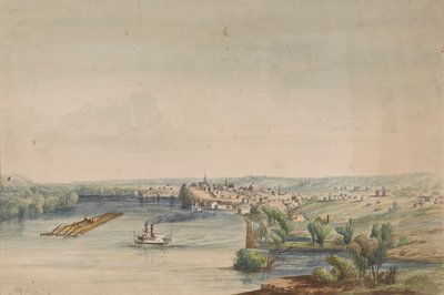 Saint Paul M.T. (Montana territorium) av John Mix Stanley