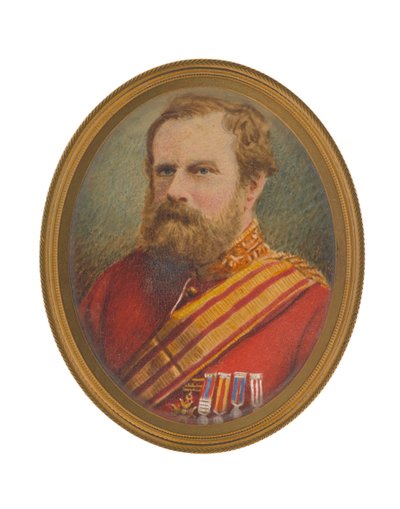 Generallöjtnant David Pott (1812-1881) i stabsuniform av John Moffat
