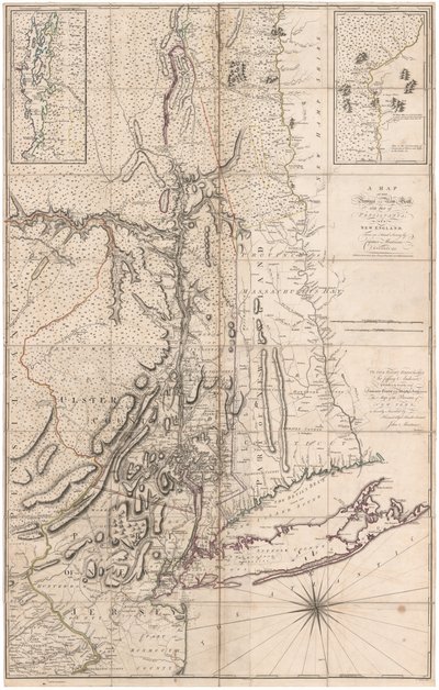 En karta över provinsen New York... av kapten Montresor av John Montresor