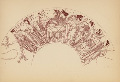 Antik grekisk kvinnodräkt (litografi) av John Moyr Smith