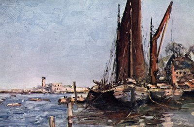 Greenhithe (färg litho) av John Muirhead