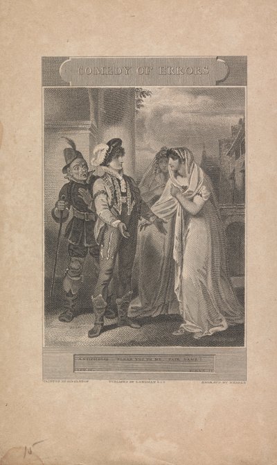 Comedy of Errors, Akt II, Scen II av John Neagle