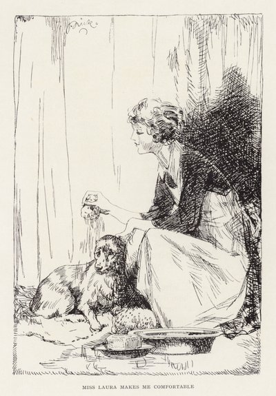 Illustration till Beautiful Joe av Marshall Saunders (litografi) av John Nicholson
