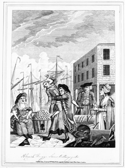En kram från Cornwall i Billingsgate, 1781 av John Nixon
