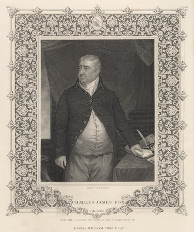 Charles James Fox (gravyr) av John Opie