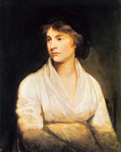 Porträtt av Mary Wollstonecraft, ca 1797 (olja på duk) av John Opie