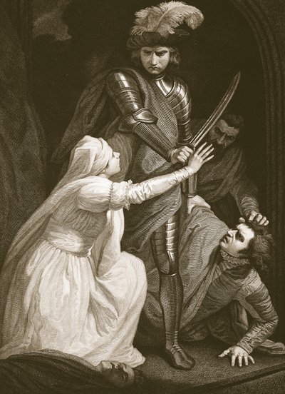 The Seizing of Mortimer, na vaneina e J. Fittler, ata mai le tusi a David Hume 
