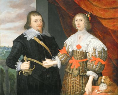 Porträtt av en man och hustru av John Parker