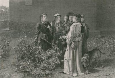 Scenen i tempelträdgården, Kung Henrik VI, första delen av John Pettie