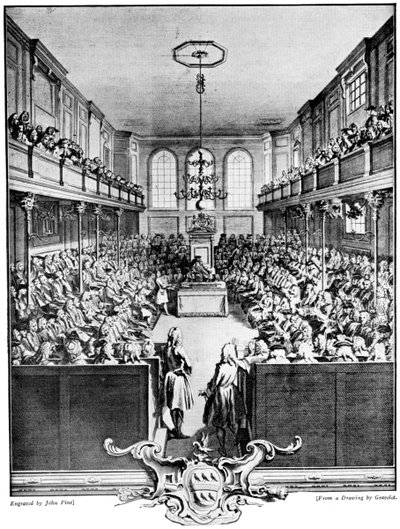 Underhuset, 1742, c1920 av John Pine