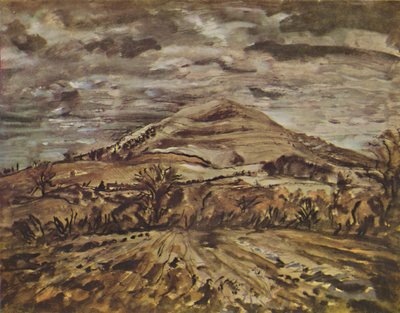 "Hambledon Hill, Dorset", 1946 av John Piper