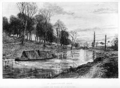 I Cassiobury Park, c1800-talet. av John Postle Heseltine