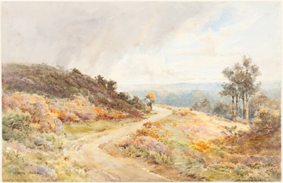 Autumn (akvarell över grafit på vävt papper) av John Powell