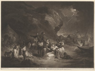 Afrikansk gästfrihet, 1791. av John Raphael Smith