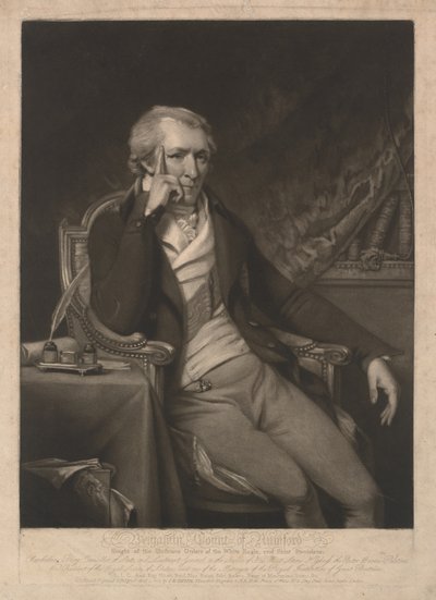Benjamin Thompson, greve av Rumford av John Raphael Smith