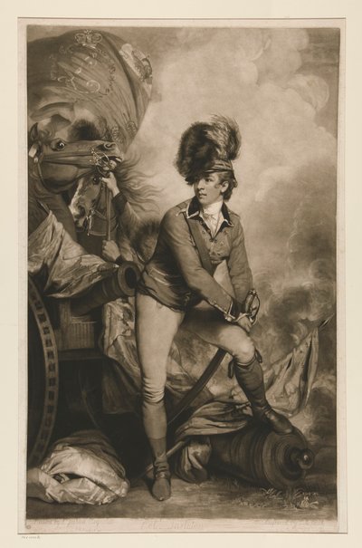 Överste Tarleton (Sir Bennastre Tarleton, 1754-1883) av John Raphael Smith