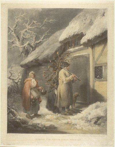 Stuga Familj av John Raphael Smith