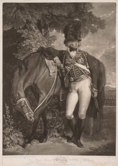 George, prins av Wales, 1792. av John Raphael Smith